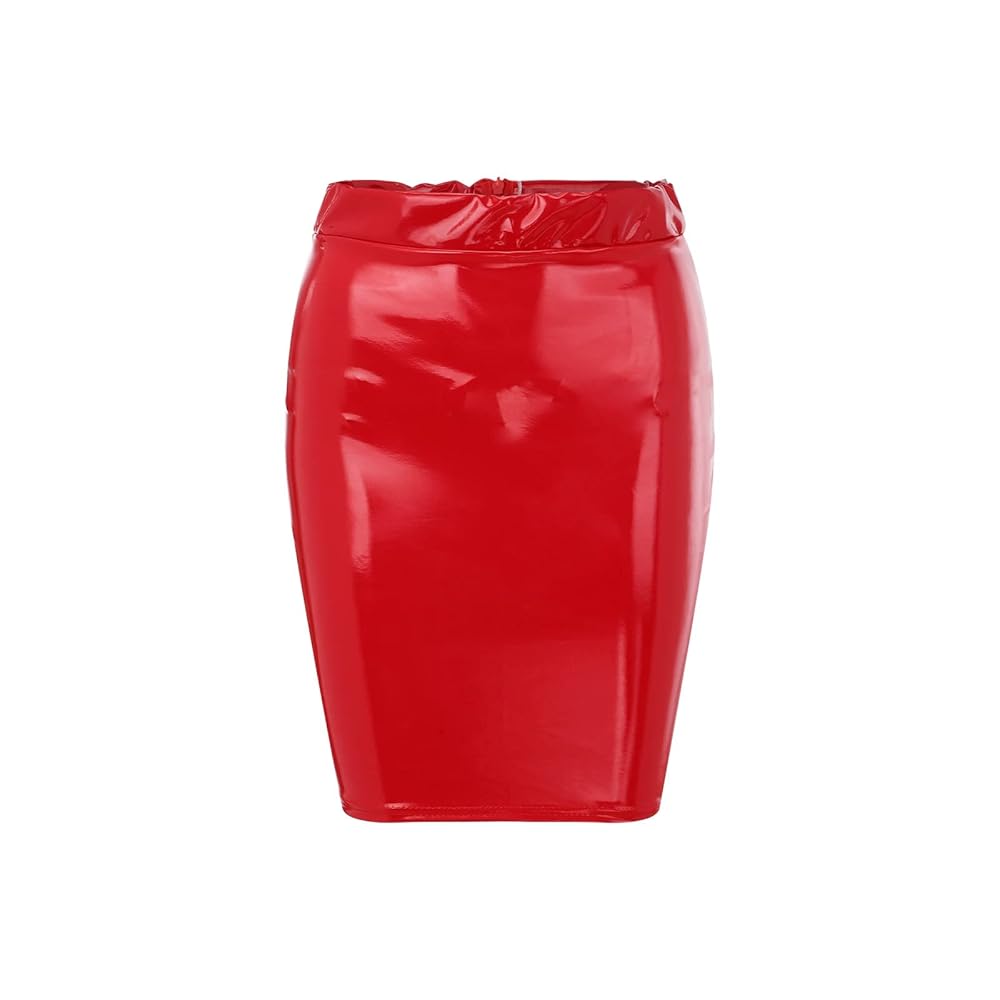 新品未使用leather flare skirt Women Genuine Leather long Skirt flare Tail Skirt black